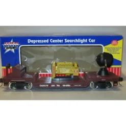 USA Trains R17326 G Denver & Rio Grande Depressed-Center Flat Car w/Searchlight - Model Train Junction: Quality Parts and Art Supplies New