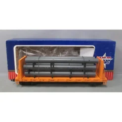 USA Trains R17601 G Denver and Rio Grande Western Pipe Load Flat Car - Model Train Junction: Quality Parts and Art Supplies Outlet