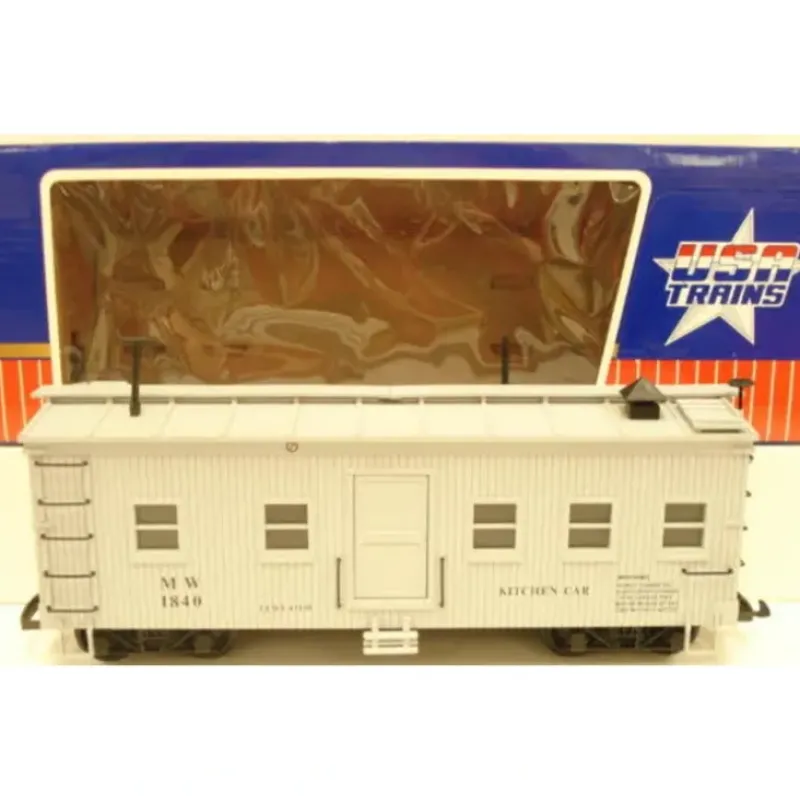 USA Trains R1840 G Maintenance of Way Kitchen Car -Metal Wheels/Weathered - Model Train Junction: Quality Parts and Art Supplies Discount
