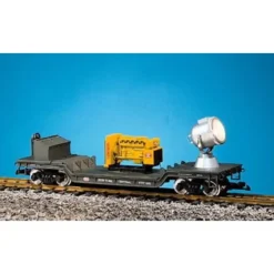 USA Trains R17327 G New York Central Depressed-Center Flat Car with Searchlight - Model Train Junction: Quality Parts and Art Supplies Online