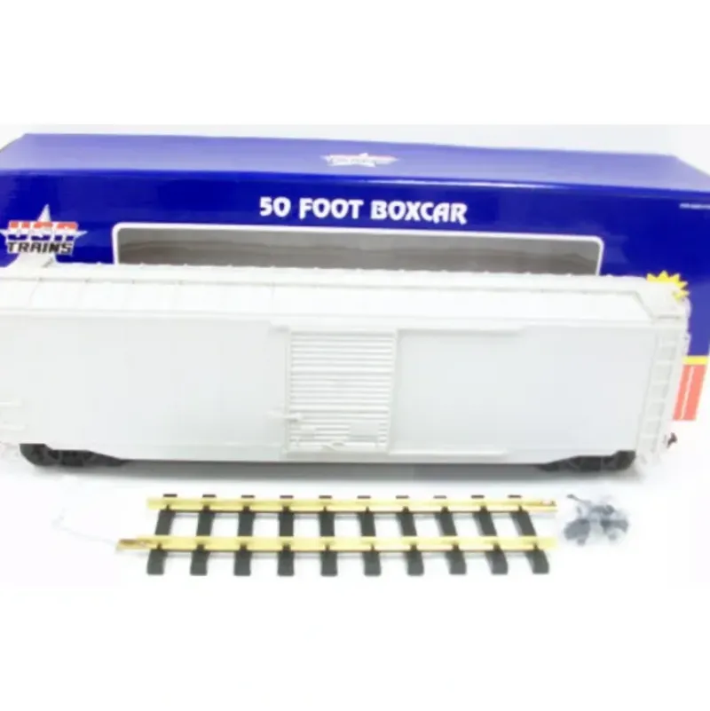 USA Trains R19300X G Undecorated Boxcar (Metal Wheels) - Model Train Junction: Quality Parts and Art Supplies Best
