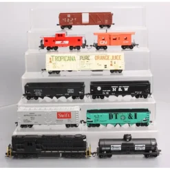Various Manufacturers HO Assorted Freight Cars & Dummy Locomotive [10] - Model Train Junction: Quality Parts and Art Supplies Outlet