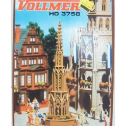 Vollmer 3758 Ornamental Fountain HO Scale Kit - Model Train Junction: Quality Parts and Art Supplies Clearance