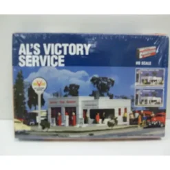 Walthers 933-3072 HO Al's Victory Service Structure Building Kit - Model Train Junction: Quality Parts and Art Supplies Sale