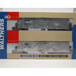 Trains*Walthers 932-26045 HO Amtrak Ph5 60' Express Boxcar 2-Pack NIB - Model Train Junction: Quality Parts and Art Supplies