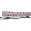 Walthers 932-41068 HO ATSF Flexi-Van Mark IV Flat Car w/Trailer #291021 LN/Box - Model Train Junction: Quality Parts and Art Supplies New