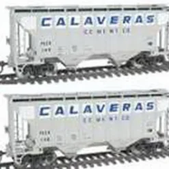 Walthers 932-25388 HO Calaveras Cement Hopper 2-Pack - Model Train Junction: Quality Parts and Art Supplies Best