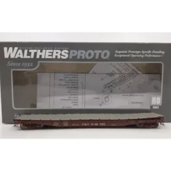 Walthers 920-104118 HO Chicago & North Western 53' AAR Flatcar #46303 EX/Box - Model Train Junction: Quality Parts and Art Supplies Clearance