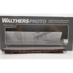 Walthers 920-104117 HO Chicago & North Western 53' AAR Flatcar #46598 EX/Box - Model Train Junction: Quality Parts and Art Supplies Best