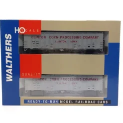Walthers 932-23693 HO Clinton Corn Processing 50' Covered Hopper (Set of 2) NIB - Model Train Junction: Quality Parts and Art Supplies Discount