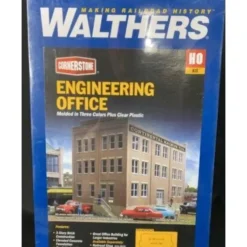Walthers 933-2967 HO Cornerstone Series Engineering Office Building Kit - Model Train Junction: Quality Parts and Art Supplies Outlet