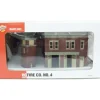 Walthers 933-2809 HO Fire Co. No. 4 Cornerstone Series Assembled Built-Ups - Model Train Junction: Quality Parts and Art Supplies Outlet