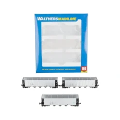 Walthers 910-56861 HO FLCX RD4 Coal Hopper #1 (Set of 3) LN/Box - Model Train Junction: Quality Parts and Art Supplies Outlet