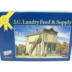 Trains*Walthers 933-3619 HO JC Landry Feed & Supply Kit - Model Train Junction: Quality Parts and Art Supplies