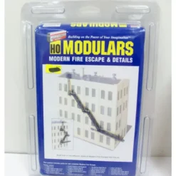 Walthers 933-3736 HO Modern Fire Escape & Details Kit - Model Train Junction: Quality Parts and Art Supplies Online