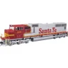 Walthers 910-11001 HO Santa Fe EMD SD75M Diesel Locomotive - Standard DC #203 - Model Train Junction: Quality Parts and Art Supplies Clearance