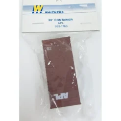 Walthers 933-1763 HO Scale APL 20' Container - Model Train Junction: Quality Parts and Art Supplies Best
