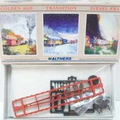 Walthers 932-3759 HO Scale Burlington 54' GSC Flatcar # 95237 Kit - Model Train Junction: Quality Parts and Art Supplies Discount