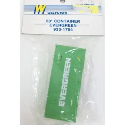 Walthers 933-1754 HO Scale Evergreen 20'' Container - Model Train Junction: Quality Parts and Art Supplies Discount