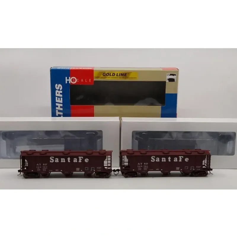 Trains*Walthers 932-27965 HO Scale Gold Line Santa Fe PS-2 Covered Hopper (Pack of 2) NIB - Model Train Junction: Quality Parts and Art Supplies