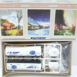 Walthers 932-5159 HO Scale Huber 40' Tank Car #24963 Kit - Model Train Junction: Quality Parts and Art Supplies Online