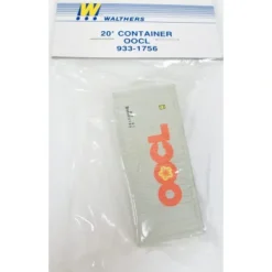 Walthers 933-1756 HO Scale OOCL 20' Container - Model Train Junction: Quality Parts and Art Supplies New
