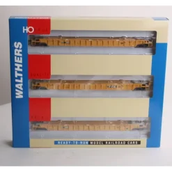 Walthers 932-3943 HO Scale TTX NSC 53' Well Car 3-Unit #620643 (Set of 3) LN/Box - Model Train Junction: Quality Parts and Art Supplies Sale