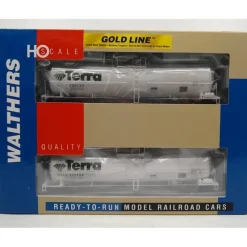 Walthers 932-27270 HO Terra UTLX 23,000 Gallon Funnel Flow Tank Car (Pack of 2) NIB - Model Train Junction: Quality Parts and Art Supplies Outlet