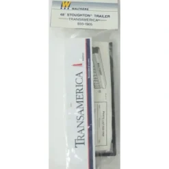 Walthers 933-1905 HO Transamerica 48' Stoughton Trailer - Model Train Junction: Quality Parts and Art Supplies Outlet
