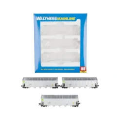 Walthers 910-56865 HO Trinity Industries Leasing RD4 Coal Hopper #1 (Pack of 3) LN/Box - Model Train Junction: Quality Parts and Art Supplies Best