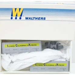 Walthers 933-1408 Illinois California Express 32'' Van Trailer Kit (Box of 2) - Model Train Junction: Quality Parts and Art Supplies Outlet
