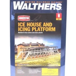 Walthers 933-3245 N Icing House & Platform Building Kit - Model Train Junction: Quality Parts and Art Supplies Sale