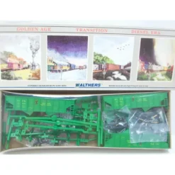 Walthers 932-9112 NLPX 36Ft Ribbed Twin 3-Hopper Kit - Model Train Junction: Quality Parts and Art Supplies Sale