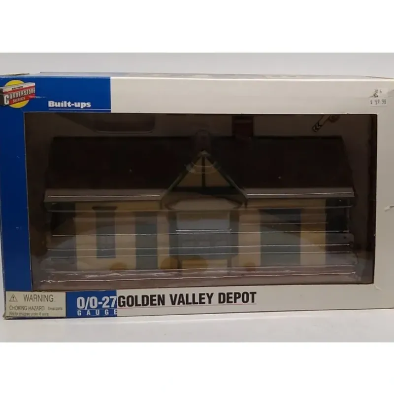 Trains*Walthers 933-2707 O Scale Built-Up Golden Valley Depot - Model Train Junction: Quality Parts and Art Supplies