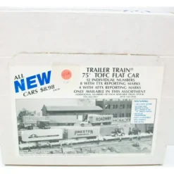 Walthers 932-53A 75' TOFC Flat Car Trailer Train Set - Model Train Junction: Quality Parts and Art Supplies Outlet