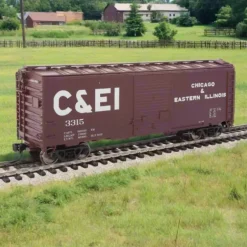 Walthers Mainline, 910-2253, HO Scale, 40' AFC 1944 Box Car, Chicago & Eastern Illinois, #3329 - Model Train Junction: Quality Parts and Art Supplies Clearance