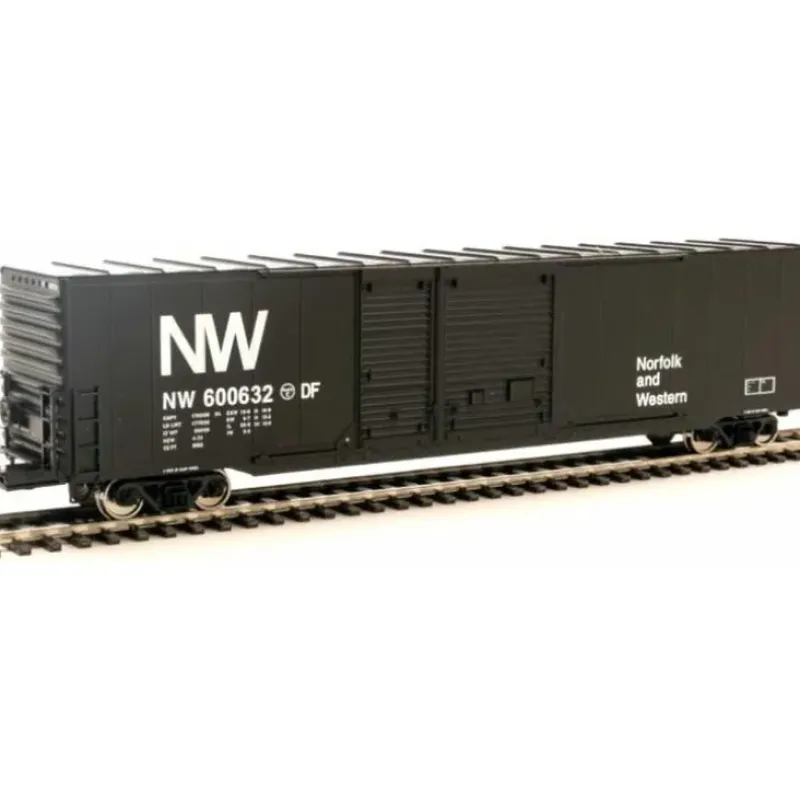 Walthers Mainline HO 910-3211 60' PS Double Door Auto Parts Box Car, Norfolk And Western #600636 - Model Train Junction: Quality Parts and Art Supplies Best
