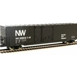 Walthers Mainline HO 910-3210 60' PS Double Door Auto Parts Box Car, Norfolk And Western #600632 - Model Train Junction: Quality Parts and Art Supplies Sale