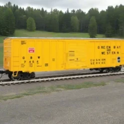 Walthers Mainline, HO Scale, 910-1830, 50' ACF Exterior Post Box Car, Green Bay and Western, #7507 - Model Train Junction: Quality Parts and Art Supplies Clearance