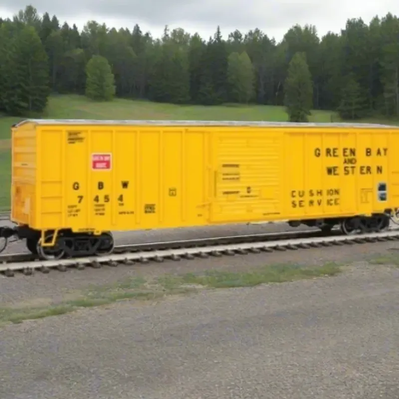 Walthers Mainline, HO Scale, 910-1830, 50' ACF Exterior Post Box Car, Green Bay and Western, #7507 - Model Train Junction: Quality Parts and Art Supplies Clearance