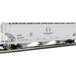 Walthers Mainline, HO Scale, 910-7731, 60' NSC 5150 3-Bay Covered Hopper, Grain Connect (WFRX), #856643 - Model Train Junction: Quality Parts and Art Supplies Outlet