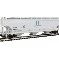 Walthers Mainline, HO Scale, 910-7729, 60' NSC 5150 3-Bay Covered Hopper, Covered Hopper, Grain Connect (WFRX), #856443 - Model Train Junction: Quality Parts and Art Supplies Sale
