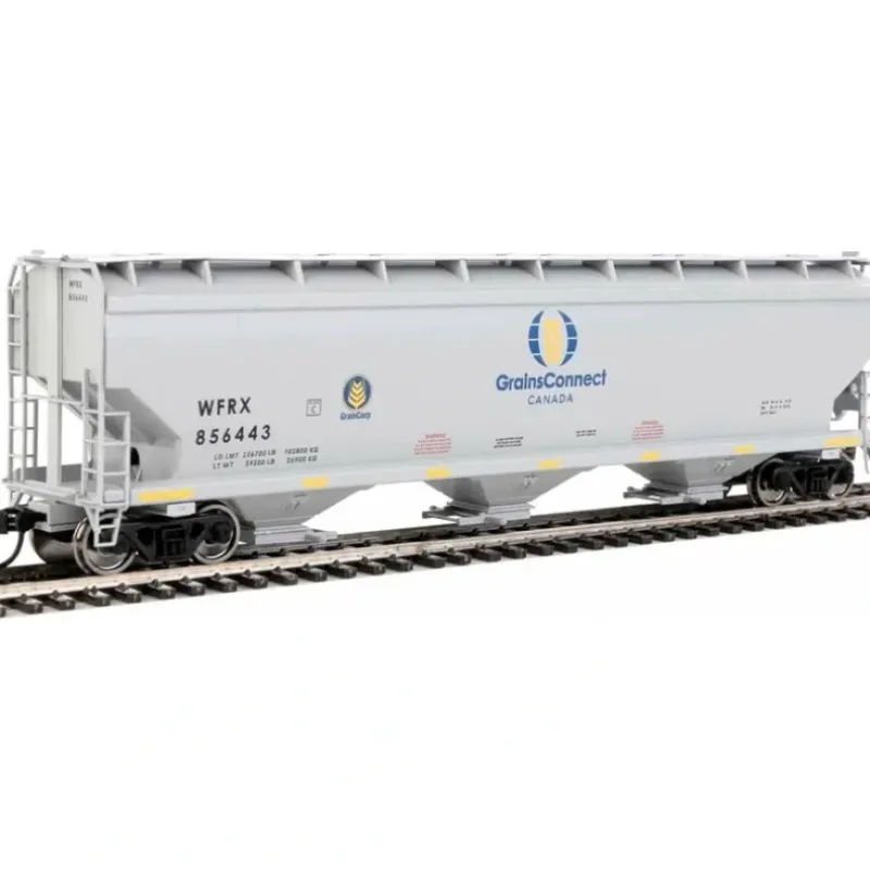 Walthers Mainline, HO Scale, 910-7729, 60' NSC 5150 3-Bay Covered Hopper, Covered Hopper, Grain Connect (WFRX), #856443 - Model Train Junction: Quality Parts and Art Supplies Sale
