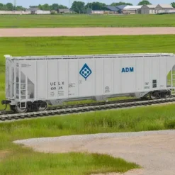 Walthers Proto HO 920-106149 55' Evans 4780 3-Bay Covered Hopper, Archer-Daniels-Midland #10028 - Model Train Junction: Quality Parts and Art Supplies New