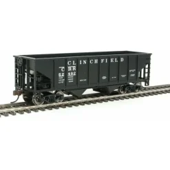 Walthers Trainline, 931-1840, HO, Freight Coal Hopper, Clinchfield, #52492 - Model Train Junction: Quality Parts and Art Supplies New