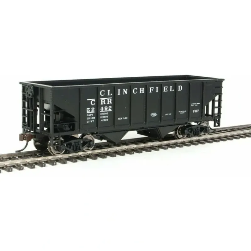 Walthers Trainline, 931-1840, HO, Freight Coal Hopper, Clinchfield, #52492 - Model Train Junction: Quality Parts and Art Supplies New