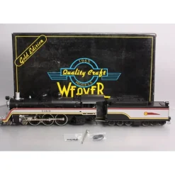 Weaver G1088-L O BRASS Santa Fe 4-6-2 Pacific Steam Locomotive #1369 (3 Rail) LN/Box - Model Train Junction: Quality Parts and Art Supplies Outlet