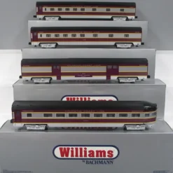 Williams 43151 Atlantic Coast Line Streamliner Passenger 4 Car Set - Model Train Junction: Quality Parts and Art Supplies Discount