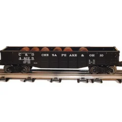 Williams 47202 C&O Gondola w/Barrels - Model Train Junction: Quality Parts and Art Supplies Hot