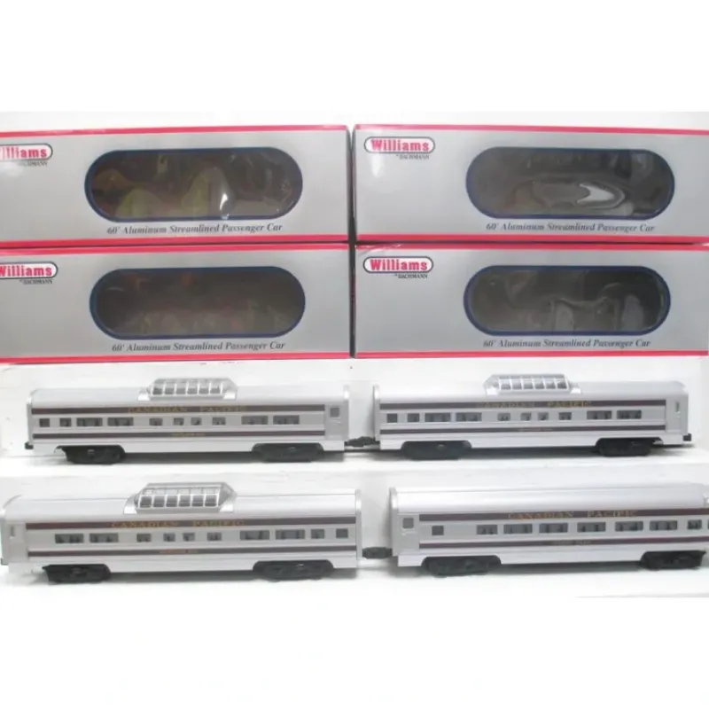 Williams 43086 Canadian Pacific 60 Ft. Streamline Passenger 4-Pack - Model Train Junction: Quality Parts and Art Supplies Best